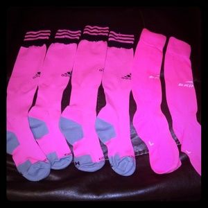 3 pairs of girls soccer socks